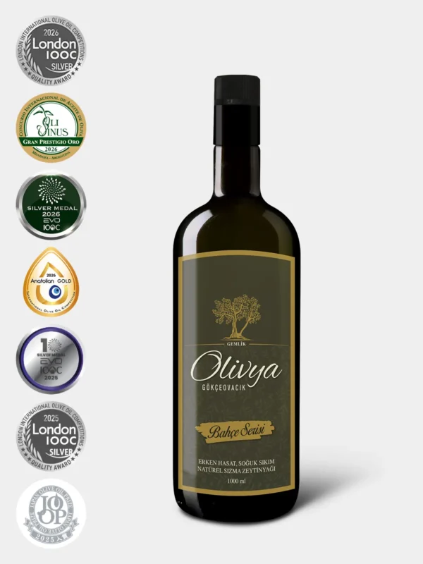 Bahçe Serisi Natürel Sızma Zeytinyağı - 2026-2027 Sezonu Erken Hasat - 1000 ml