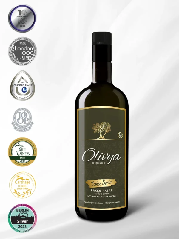 Bahçe Serisi Natürel Sızma Zeytinyağı - 2024-2025 Sezonu Erken Hasat - 1000 ml