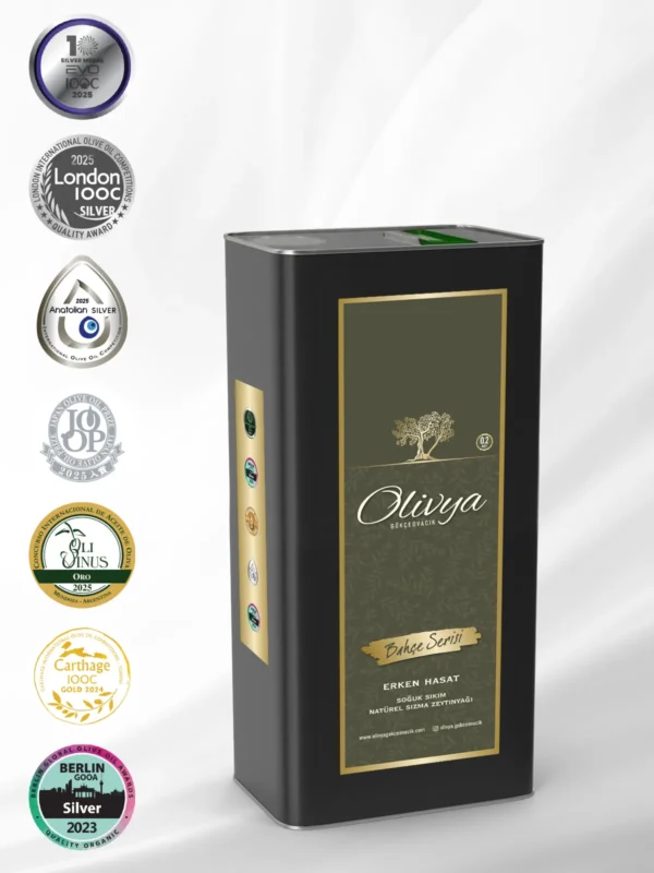 Bahçe Serisi Natürel Sızma Zeytinyağı - 2024-2025 Sezonu Erken Hasat - 4 lt