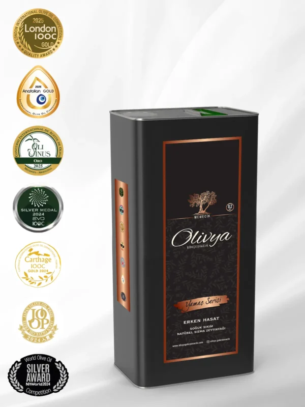 Yamaç Serisi Natürel Sızma Zeytinyağı - 2025-2026 Sezonu Erken Hasat - 4 lt