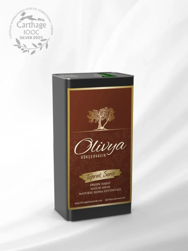 Toprak Serisi Natürel Sızma Zeytinyağı - 2025-2026 Sezonu Erken Hasat - 1 lt