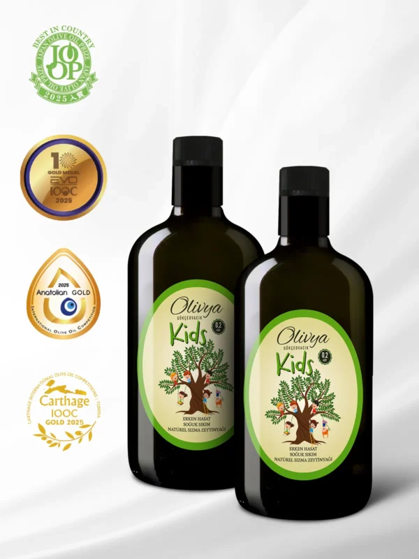 Anne Bebek Natürel Sızma Zeytinyağı - 2024-2025 Sezonu Erken Hasat - 2 x 500 ml